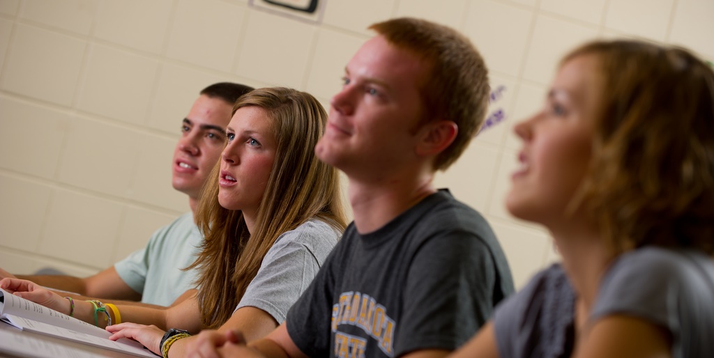 SDSU students in class